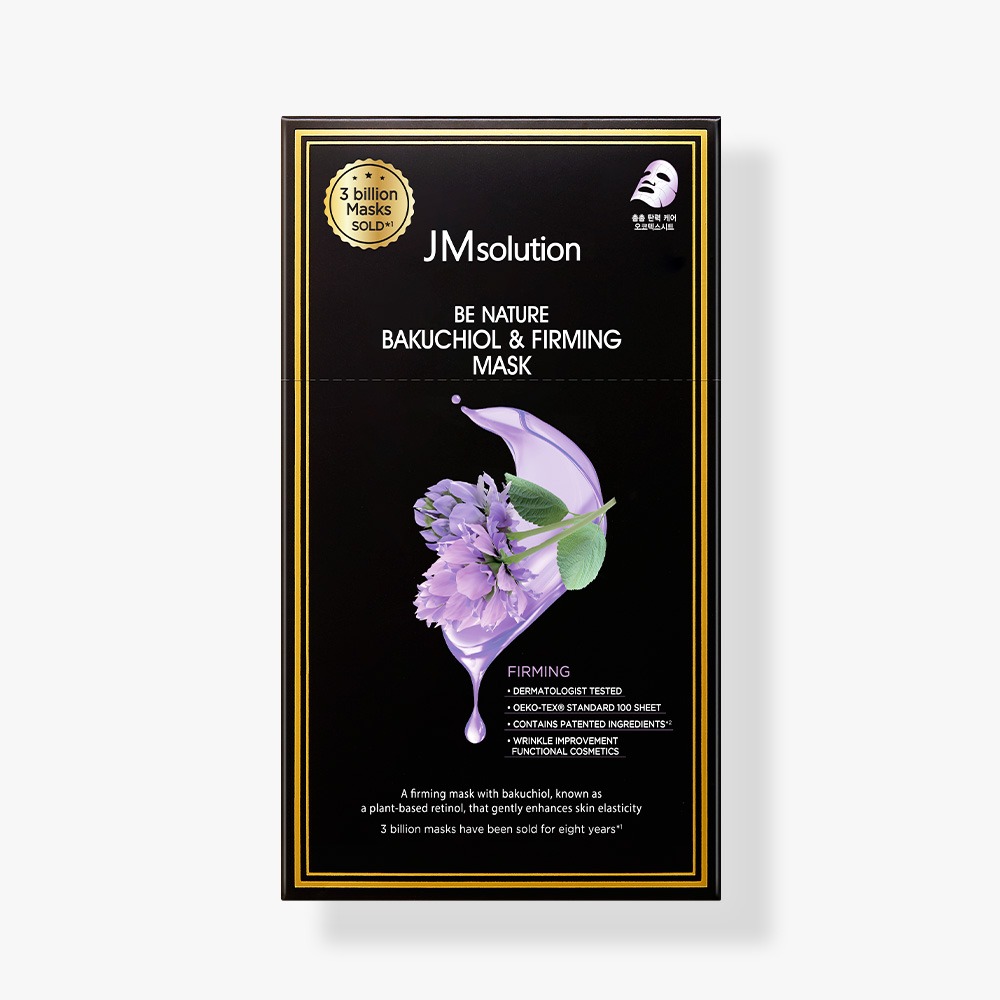 JMS BE NATURE Маска тканевая JMSOLUTION BE NATURE BAKUCHIOL & FIRMING MASK