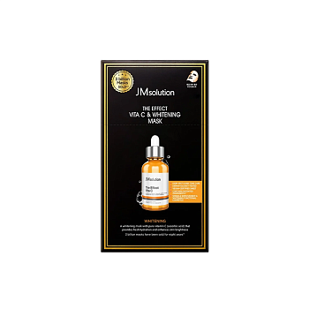 JMS Маска тканевая JMSOLUTION THE EFFECT VITA C & WHITENING MASK 24мл